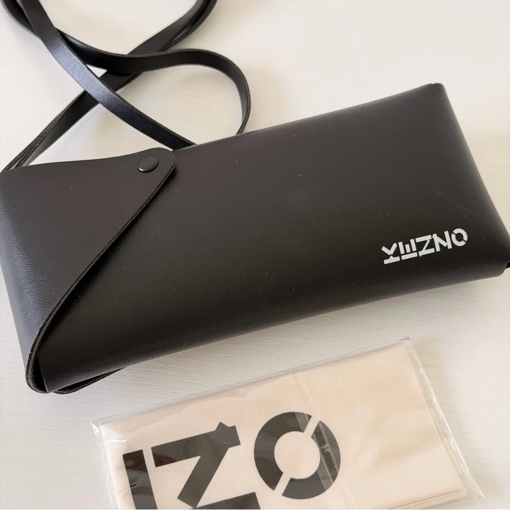 New! Kenzo Black Sunglasses Case and cleaning cloth